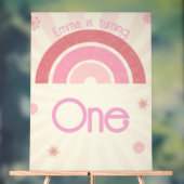 Rainbow Birthday Acryl Teken Acryl Bord (Neutraal)