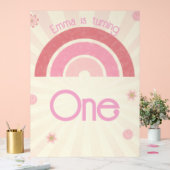 Rainbow Birthday Acryl Teken Bord (Huwelijk)