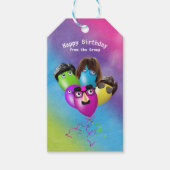 Rainbow Birthday-ballonnen van groep Cadeaulabel (Voorkant)