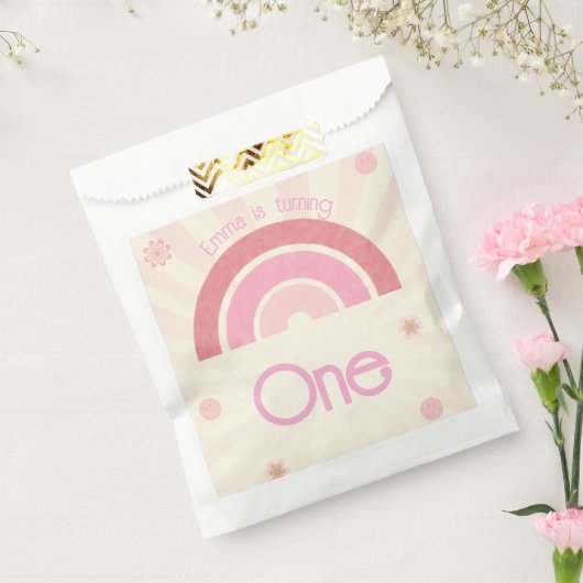 Rainbow Birthday Bedankzakje (Gezegeld)