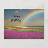 Rainbow Birthday Briefkaart (Voorkant)