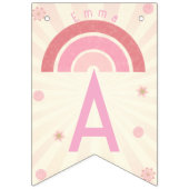 Rainbow Birthday Bunting Banner (Derde vlag)