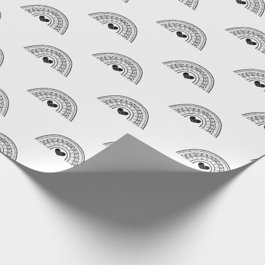 Rainbow Birthday Cadeaupapier (Hoek)