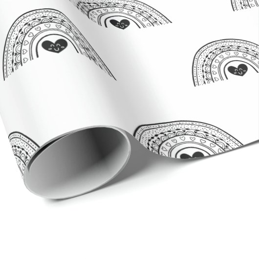 Rainbow Birthday Cadeaupapier (Rol Hoek)