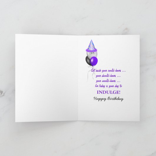 Rainbow Birthday Cake Kaart (Binnen)