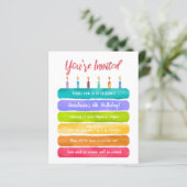 Rainbow Birthday Cake Party (Staand voorkant)