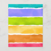 Rainbow Birthday Cake Party (Achterkant)