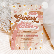 Rainbow Birthday, Groovy Babe Peace Party