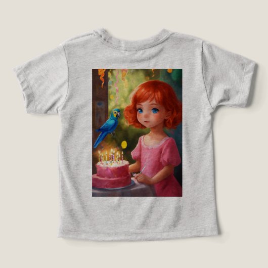 Rainbow Birthday Joy (Design achterkant)