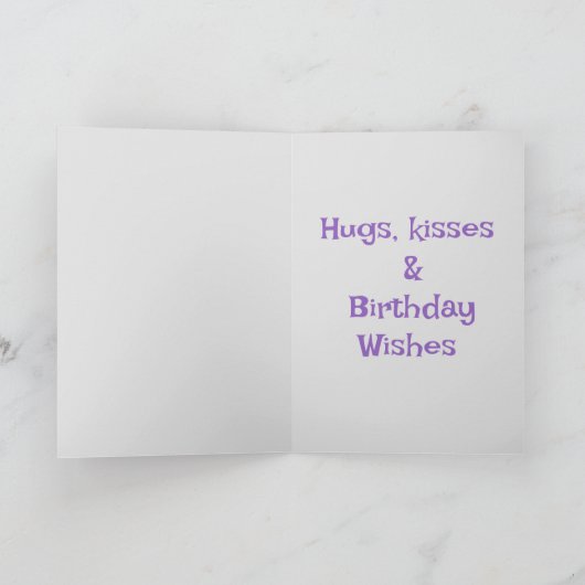 Rainbow Birthday Kaart (Binnen)