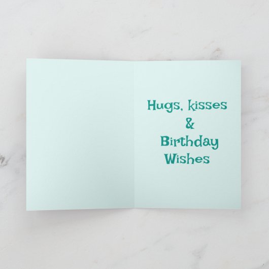 Rainbow Birthday Kaart (Binnen)