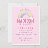 Rainbow Birthday Kaart (Voorkant)