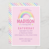 Rainbow Birthday Kaart (Voorkant / Achterkant)