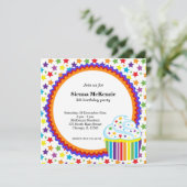 Rainbow Birthday Kaart (Staand voorkant)