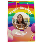 Rainbow Birthday Medium Cadeauzakje (Achterkant)