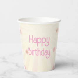 Rainbow Birthday Papieren Bekers