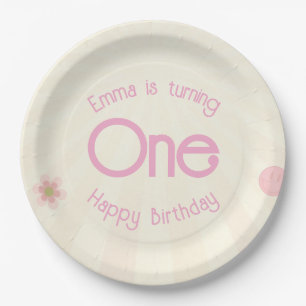 Rainbow Birthday Papieren Bordje