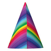 Rainbow Birthday Party Feesthoedjes (Achterkant)