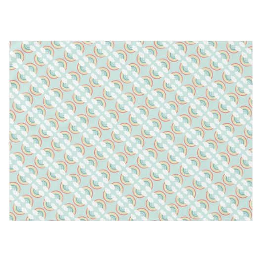 Rainbow Birthday Party Kinder Tafelkleed (Voorkant (Horizontaal))