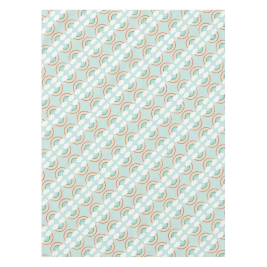 Rainbow Birthday Party Kinder Tafelkleed (Voorkant)