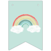 Rainbow Birthday Party Kinder Vlaggetjes (Eerste vlag)