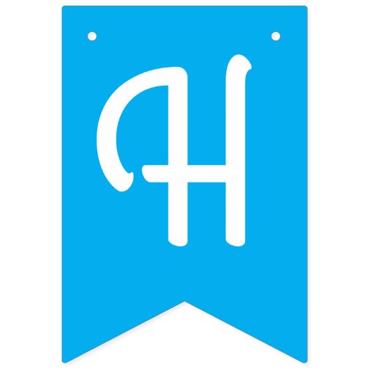 Rainbow Birthday Party Vlaggetjes (Tweede vlag)