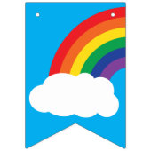 Rainbow Birthday Party Vlaggetjes (Eerste vlag)