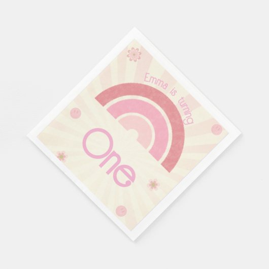 Rainbow Birthday Servet (Hoek)