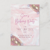 Rainbow Birthday Uitnodiging (Voorkant)