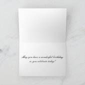 Rainbow Birthday Wish Kaart (Binnen)