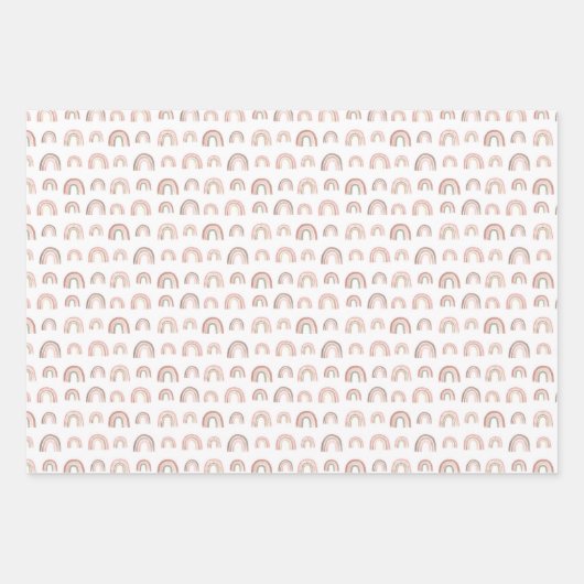 Rainbow Birthday Wrapping Paper Sheets (Voorkant)