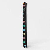 Rainbow & Black Polka Dot patroon Case-Mate iPhone Case (Achterkant/links)