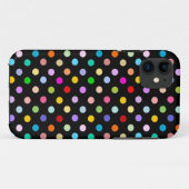 Rainbow & Black Polka Dot patroon Case-Mate iPhone Case (Achterkant (horizontaal))