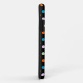 Rainbow & Black Polka Dot patroon Case-Mate iPhone Case (Achterkant/rechts)
