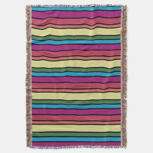 Rainbow Blanket Deken (Voorkant Verticaal)
