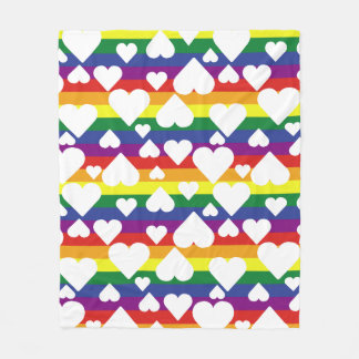 Rainbow Blanket Fleece Deken