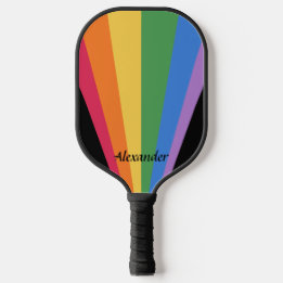 Rainbow Blast-off, speciaal op Pickleball Paddle g