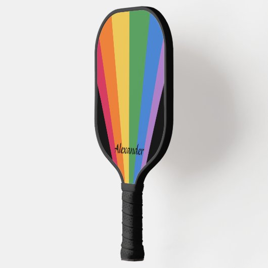 Rainbow Blast-off, speciaal op Pickleball Paddle g (Links)