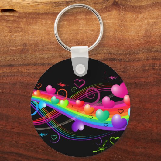 Rainbow Blast Sleutelhanger (Voorkant)