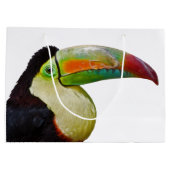 Rainbow Bled Toucan Gift Bag Large Cadeautasje (Achterkant)