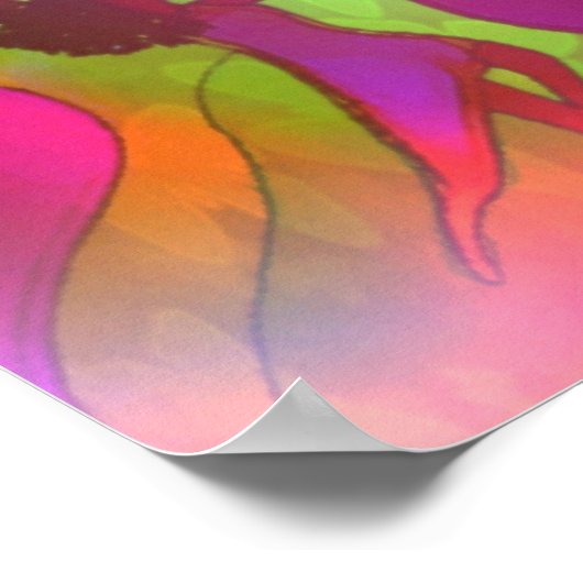 Rainbow Blessed Poster (Hoek)