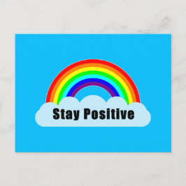RAINBOW - Blijf Positief Briefkaart