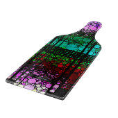 Rainbow Bling Pattern Snijplank (Hoek)