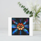 Rainbow Bloom Briefkaart (Staand voorkant)