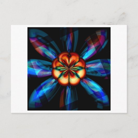 Rainbow Bloom Briefkaart (Voorkant)