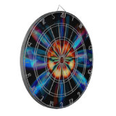 Rainbow Bloom Dartbord (Voorkant Links)