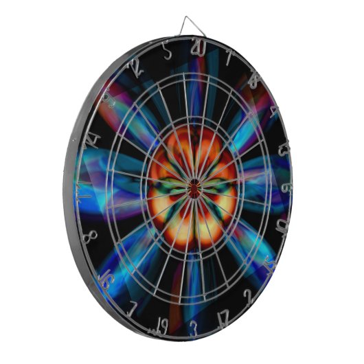 Rainbow Bloom Dartbord (Voorkant Links)