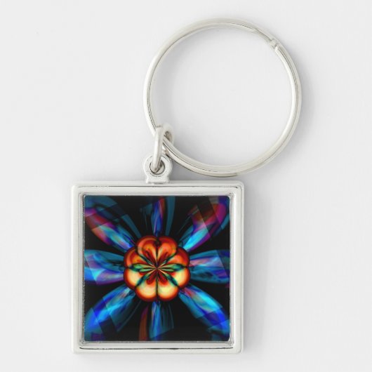 Rainbow Bloom Sleutelhanger (Voorkant)
