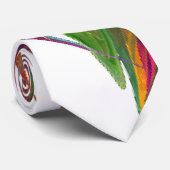 Rainbow Blossom Fractal Stropdas (Opgerold)