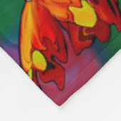 Rainbow Bluebonnets Map Fleece Blanket Deken (Hoek)